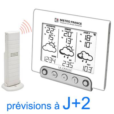 WD4935 - Récepteur météo compact J+2